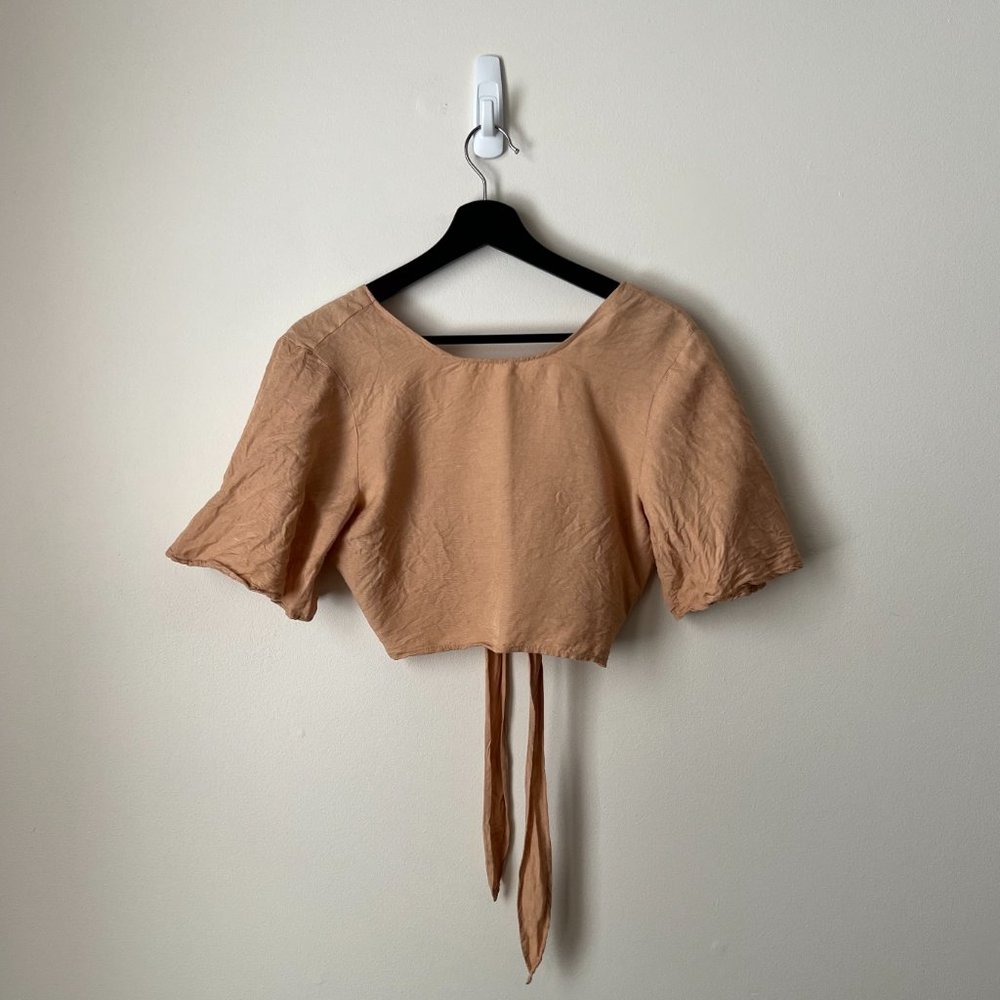 Amuse society brie woven top
